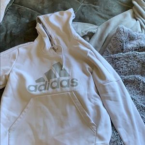 White adidas hoodie